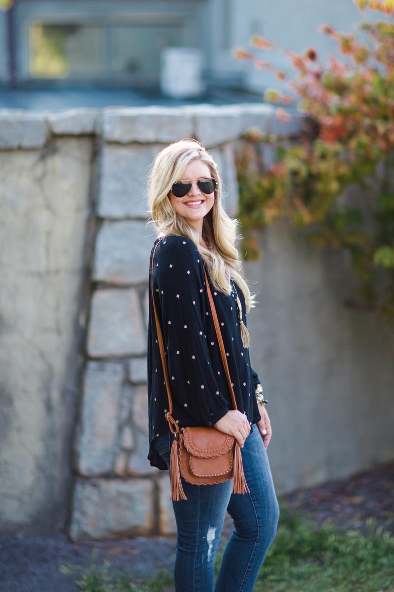 Southern fall outfit style by Cristin Cooper of The Southern Style Guide
