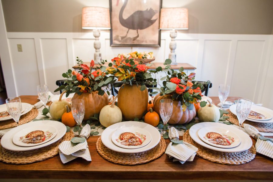 Easy Thanksgiving Tablescape - Cristin Cooper