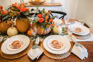 Easy Thanksgiving Tablescape - Cristin Cooper