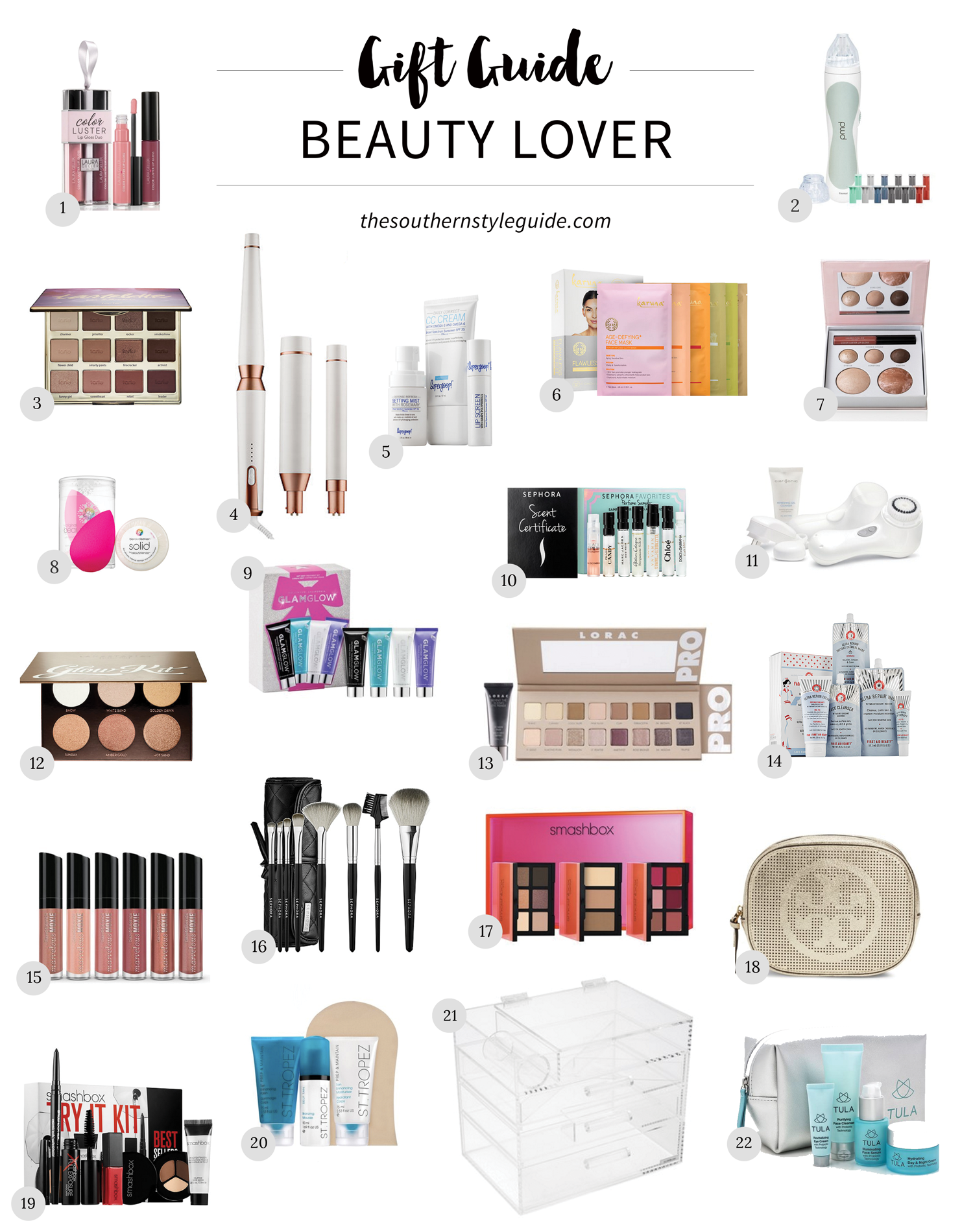 Gift Guide for the Beauty Lover, beauty gifts, makeup gifts, skincare gifts, Christmas Gift Guide