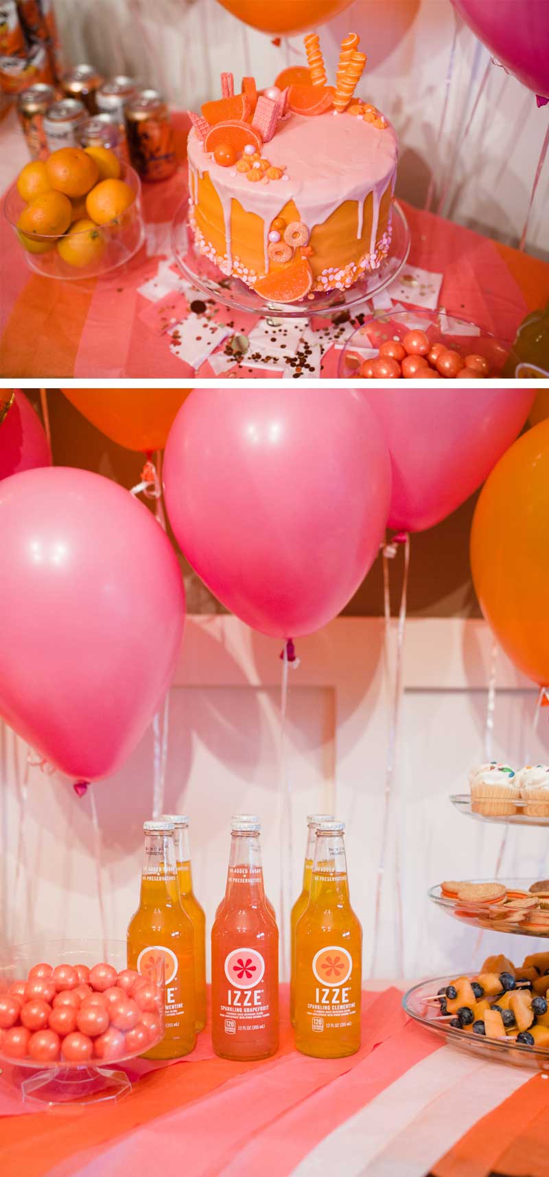 Pink & Orange Birthday Party Cristin Cooper