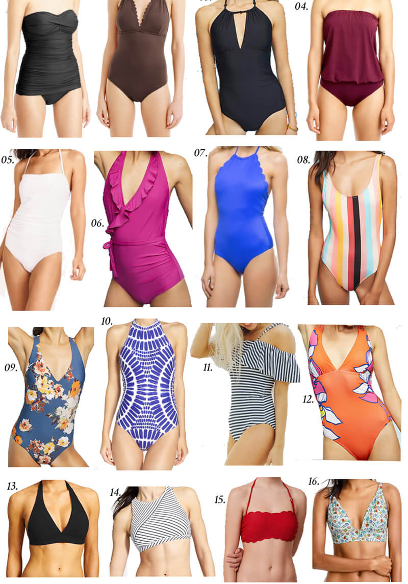mom approved swimwear, bikinis for moms, one-pieces