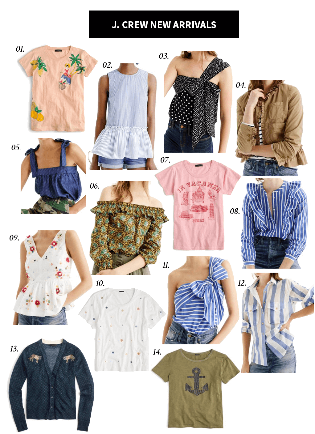 J Crew, New Arrivals, Shopping Guide