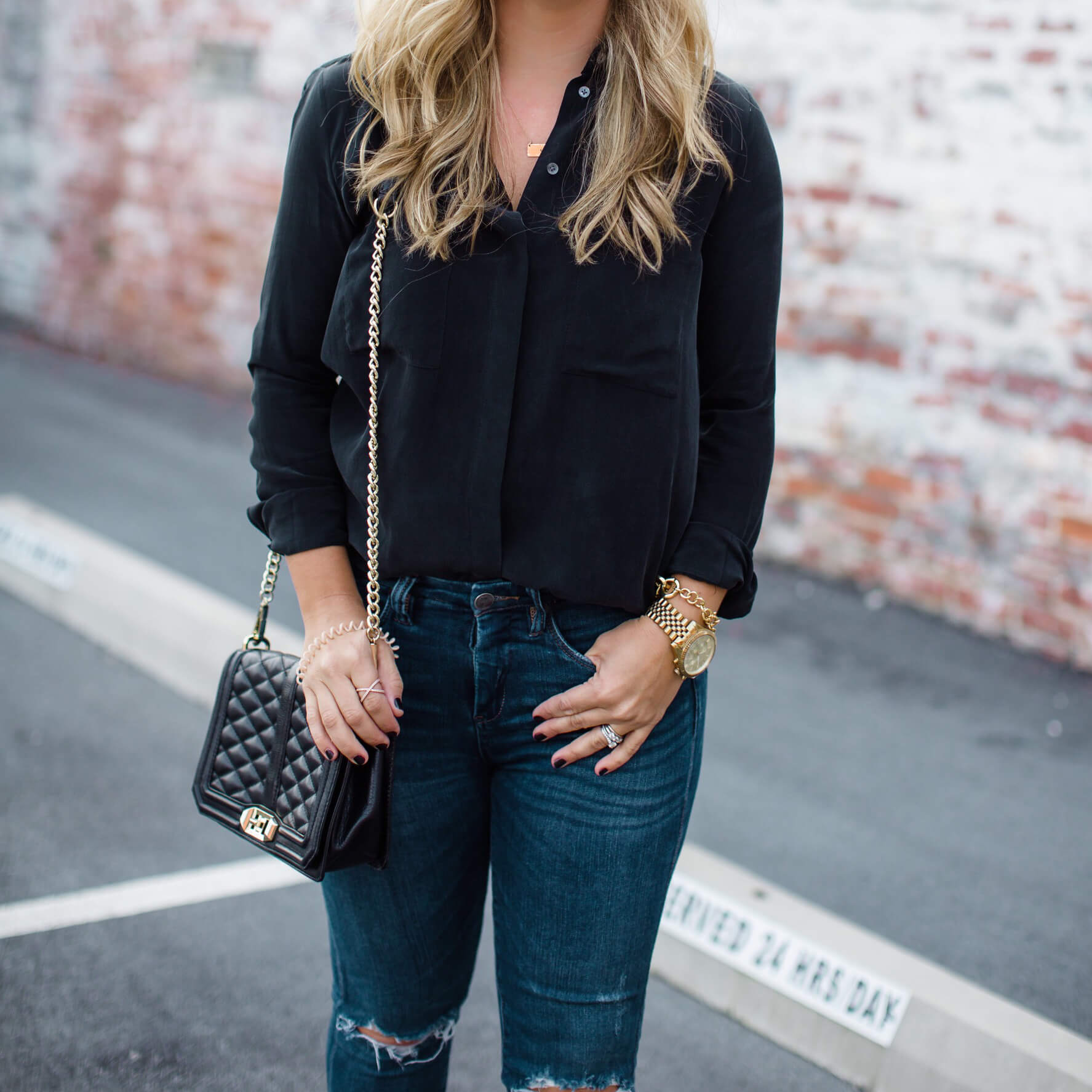 everlane utility blouse