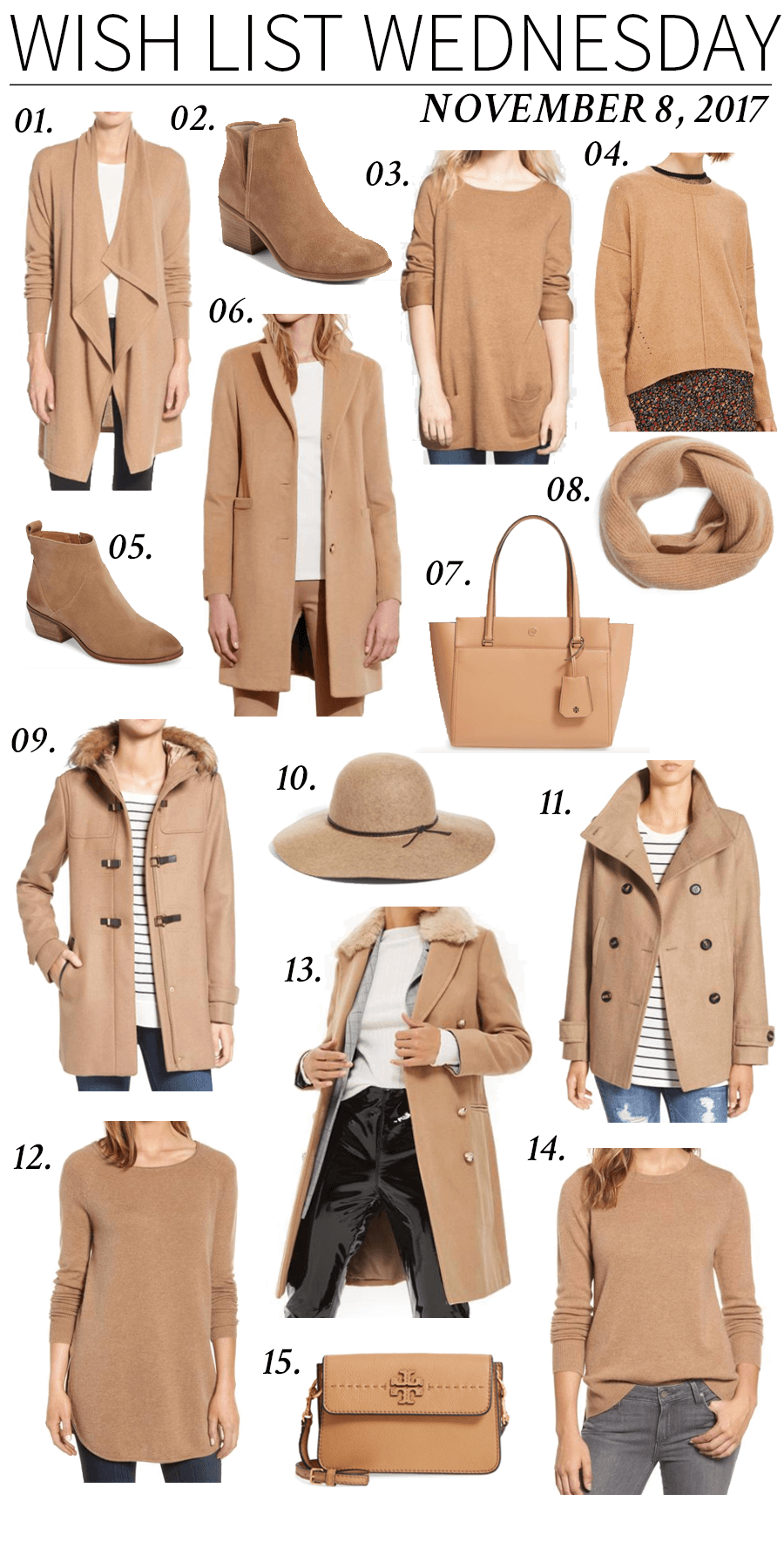 Wish LIst, Shopping Guide, Camel, Trends, Fall