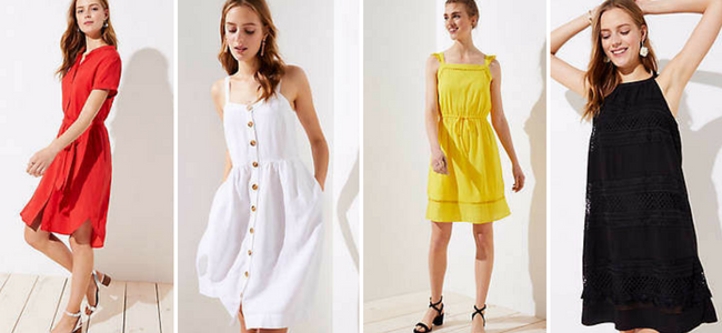 Sleeveless Summer Dress | Loft Dresses | The Southern Style Guide