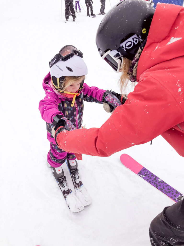Toddler Ski School in Alberta Canada