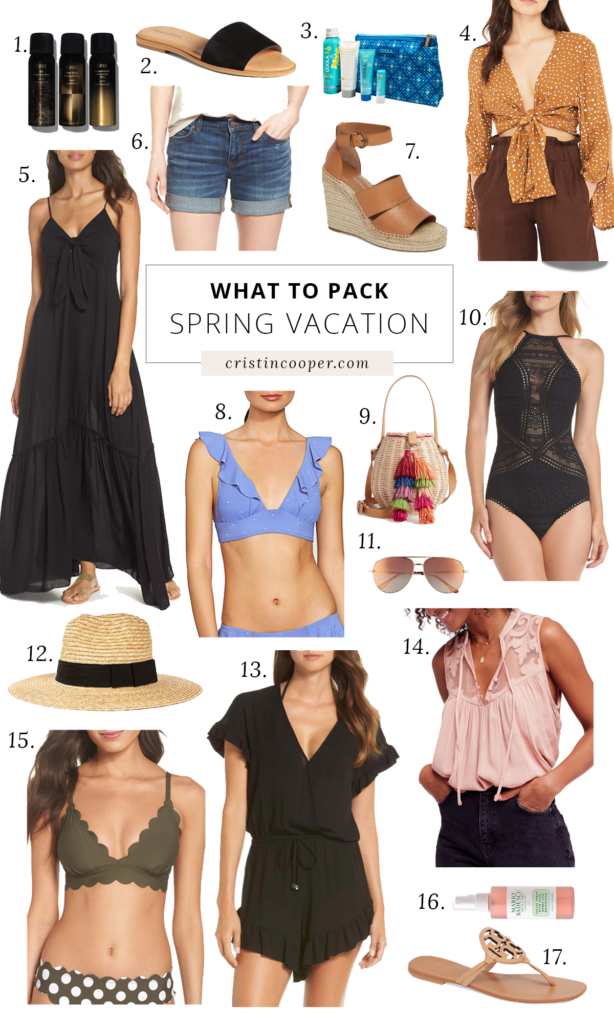 Packing for Spring Vacations - Cristin Cooper