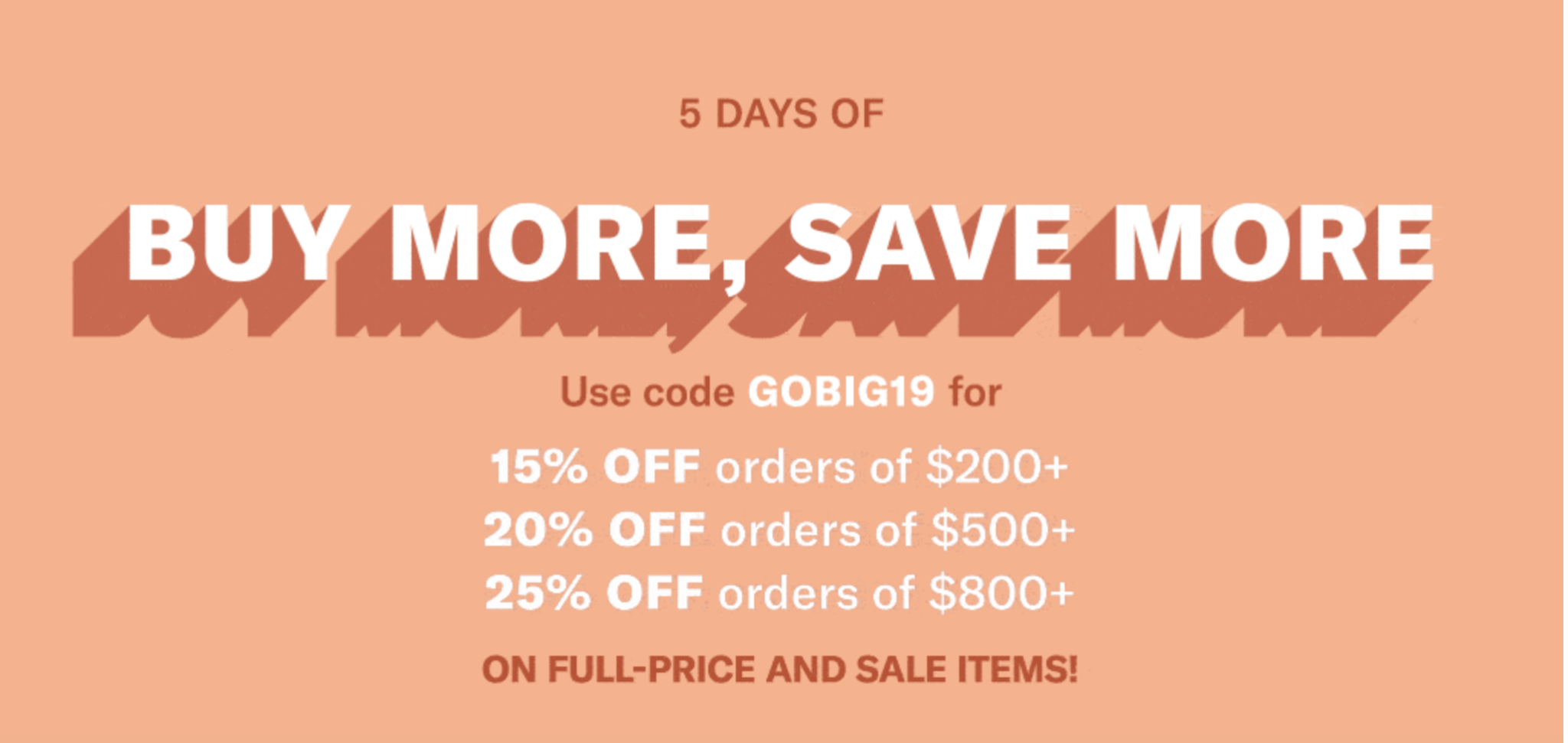 Shopbop Buy More Save More Sale - Cristin Cooper