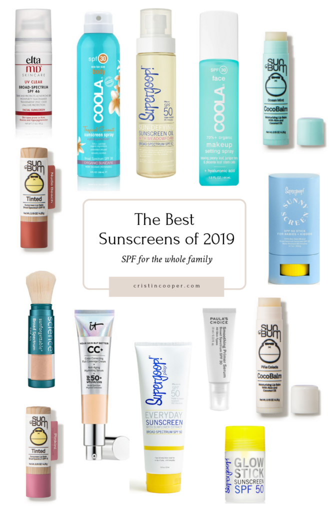 10 Best Sunscreens of 2019 - Cristin Cooper