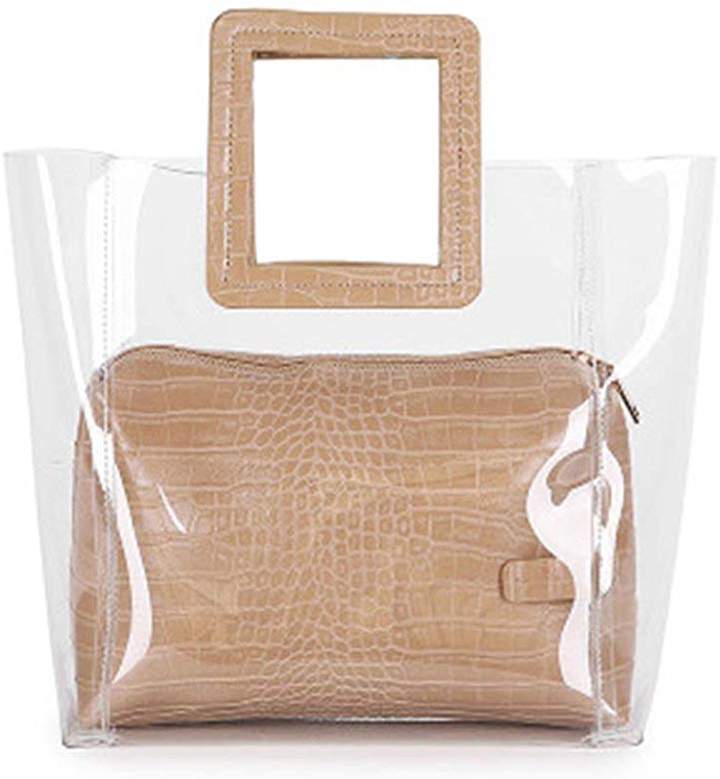 Clear tote with handle