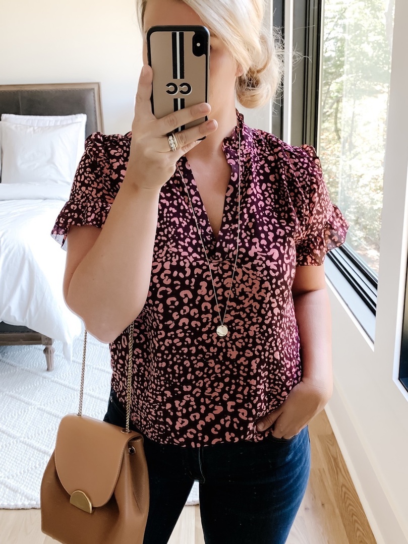 Leopard Print Top for Fall