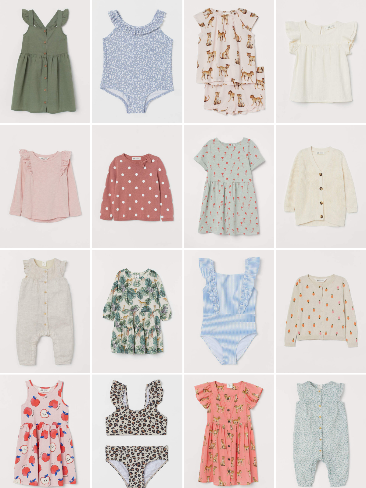 H&M Girls Clothes for Spring 2020