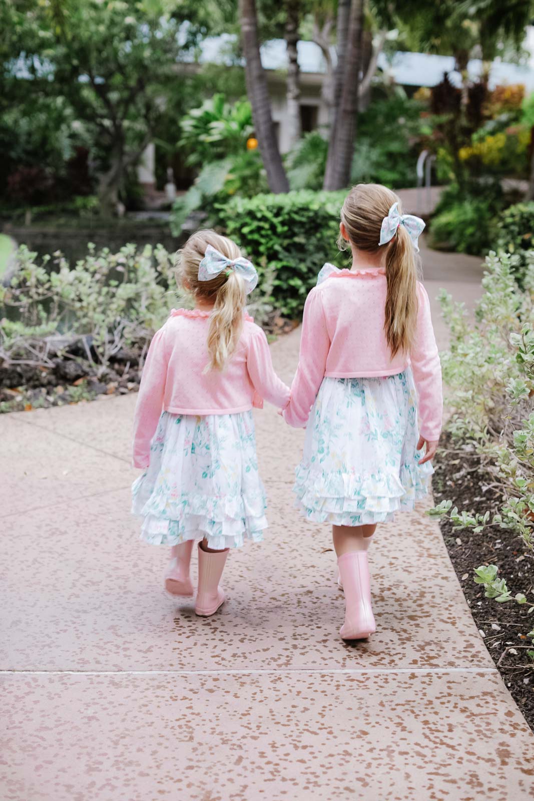 Matching Easter dresses