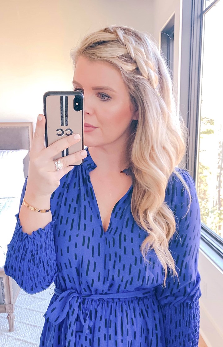 Half Up Half Down Dutch Braid Tutorial - Cristin Cooper