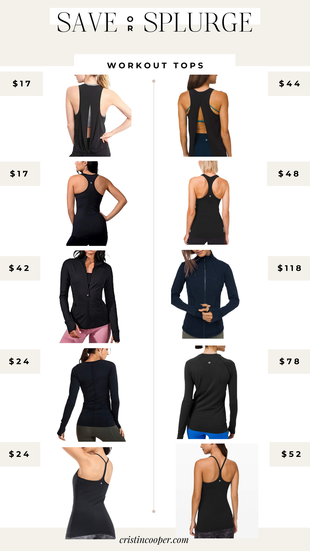 The Best Lululemon Knockoffs on Amazon Cristin Cooper
