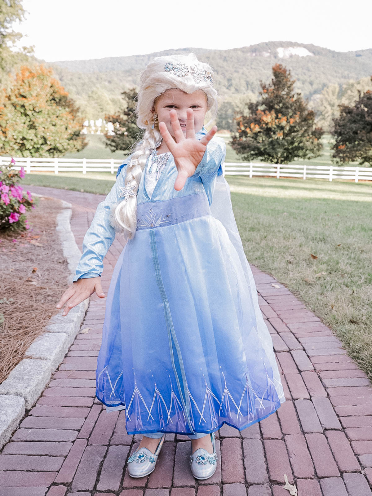 Scottie in her Elsa Costume