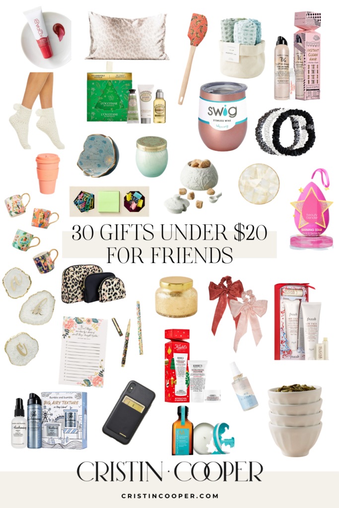 30 Gifts Under $20 for Friends - Cristin Cooper