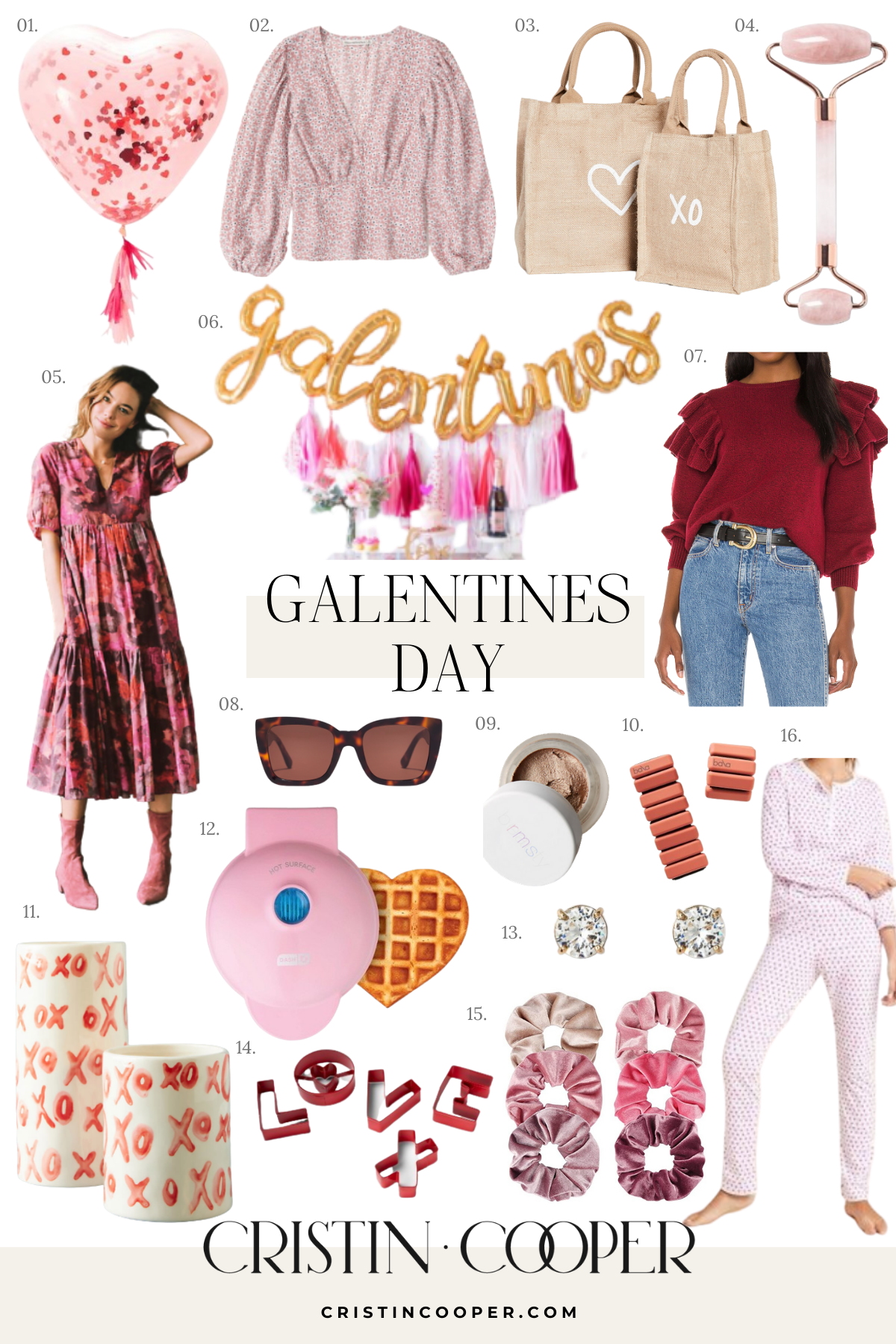Galentines Day party ideas from lifestyle blogger Cristin Cooper. 