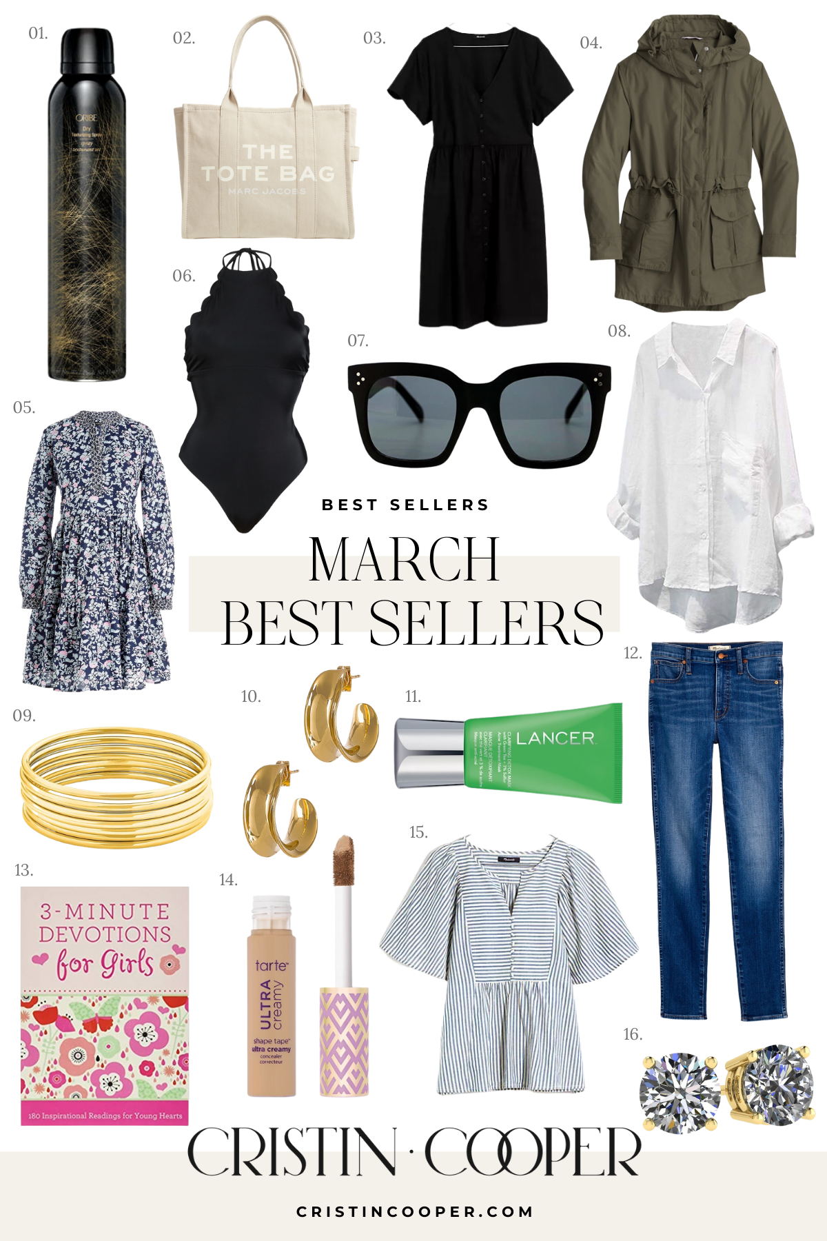 Cristin Cooper March Best Sellers