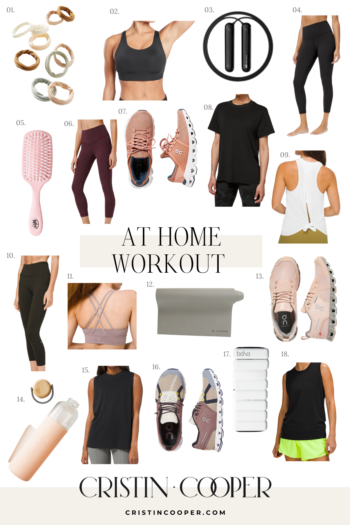 Best at home workout gear to follow fitness apps.