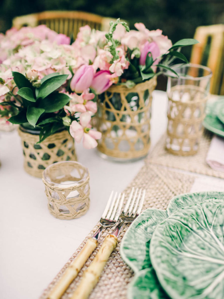 Pink & Green Table Decor Cristin Cooper