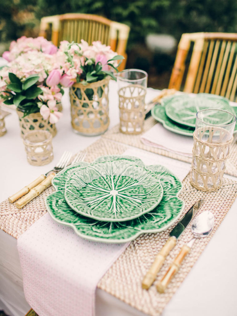 Pink & Green Table Decor Cristin Cooper