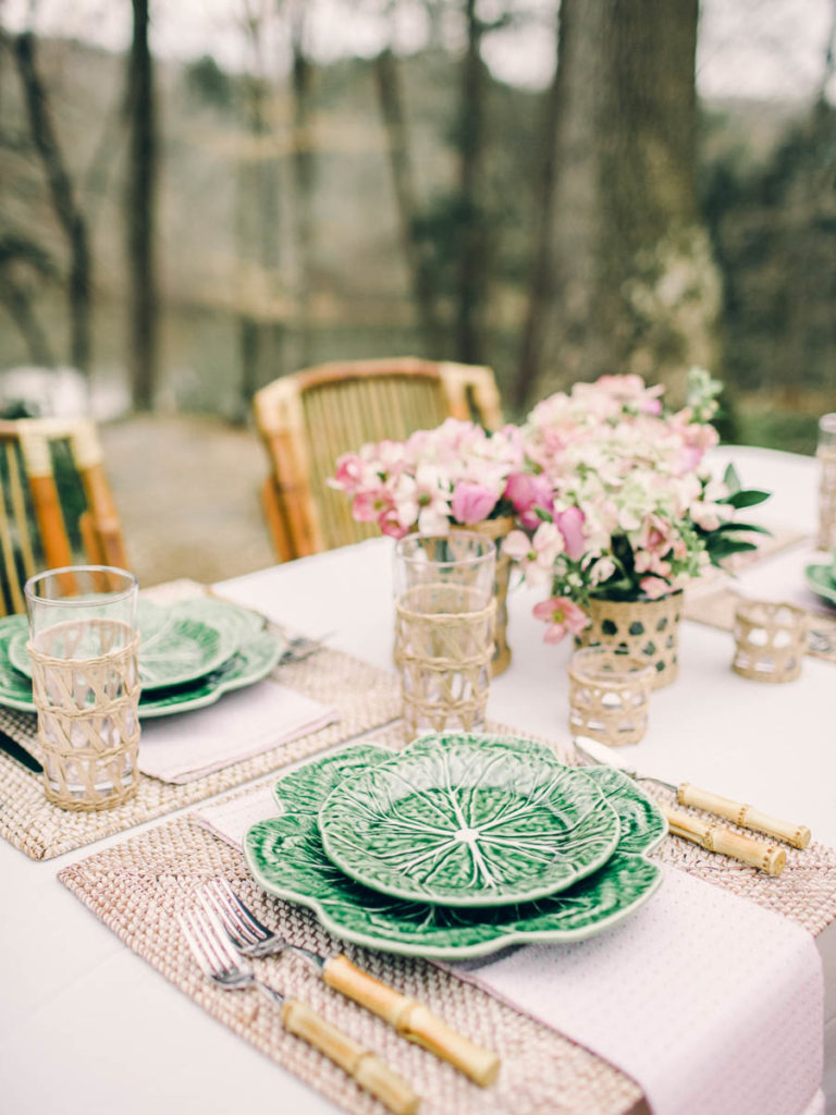Pink & Green Table Decor Cristin Cooper