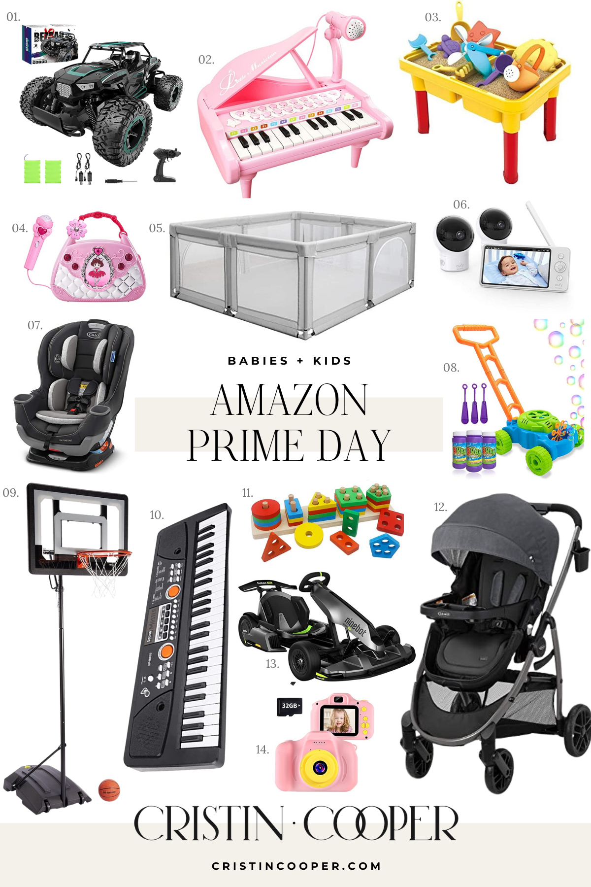 Amazon Prime Day Babies + Kids Collage 