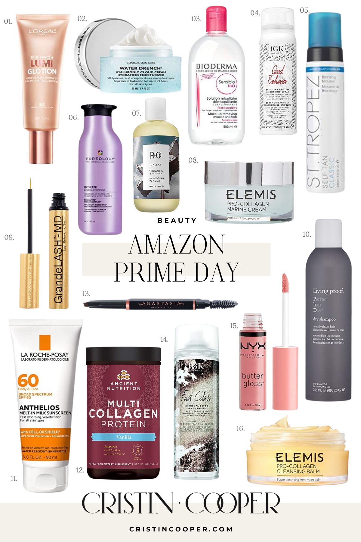 Amazon Prime Day Beauty Collage
