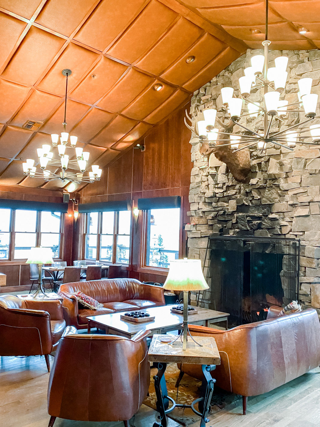 Lounge Area Paws Up Montana