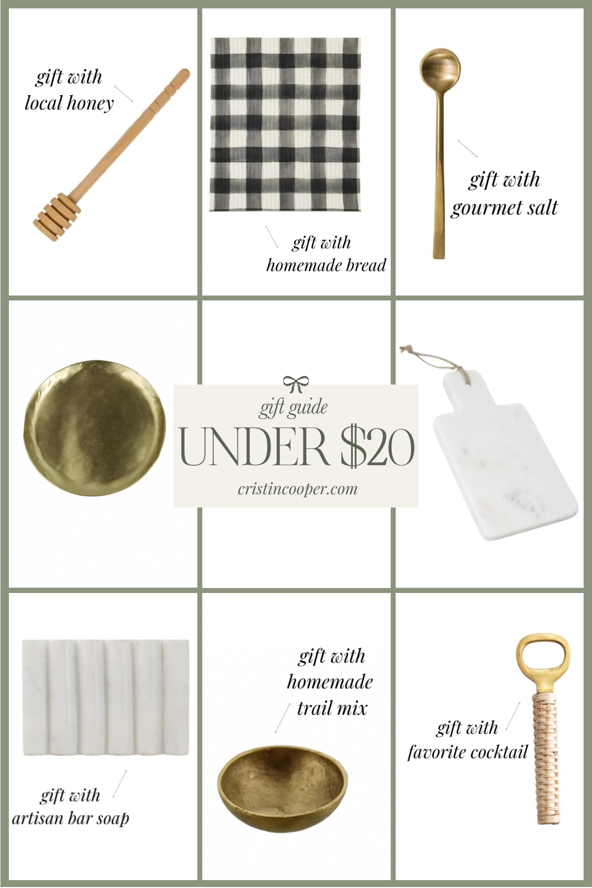 30 Gifts Under $20 for Friends - Cristin Cooper